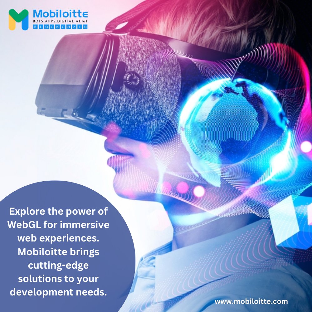Mobiloitte's tweet image. Explore the power of WebGL for immersive web experiences. Mobiloitte brings cutting-edge solutions to your development needs.

bit.ly/3FUZ8bb

#mobiloitte #webgl #immersivewebexperiences 
#cuttingedgesolutions #developmentneeds #3dgraphics #interactiveweb