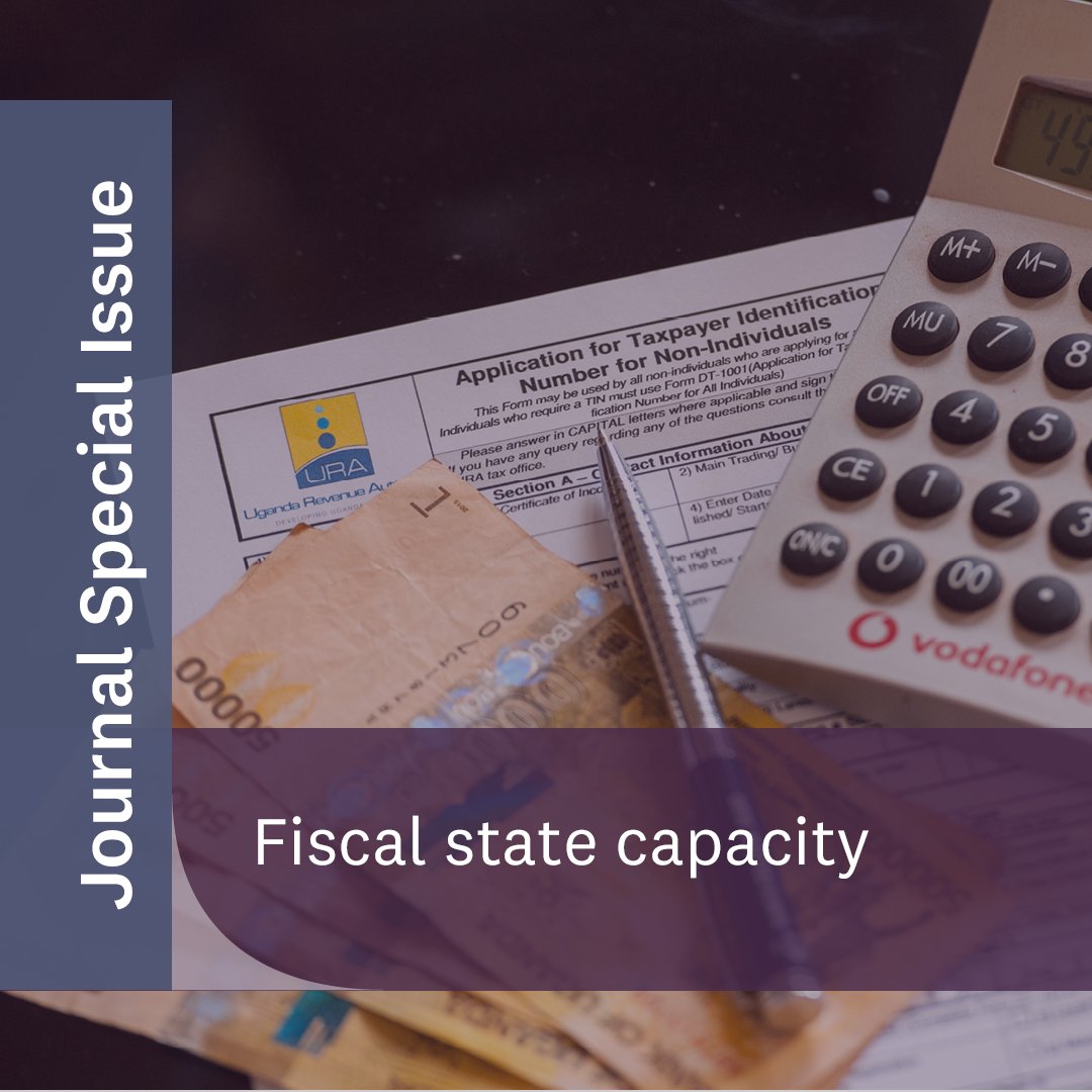 Fiscal capacity is needed for state-building and economic development, but how can states learn to tax? Check out this Journal Special Issue, with perspectives from Global South: go.unu.edu/vTGEV 

#FiscalStates #DRMprogramme <a href="/noradno/">Norad</a> <a href="/CambridgeUP/">Cambridge University Press</a> <a href="/kunalsen5/">kunal sen</a> @AntoniSavoia