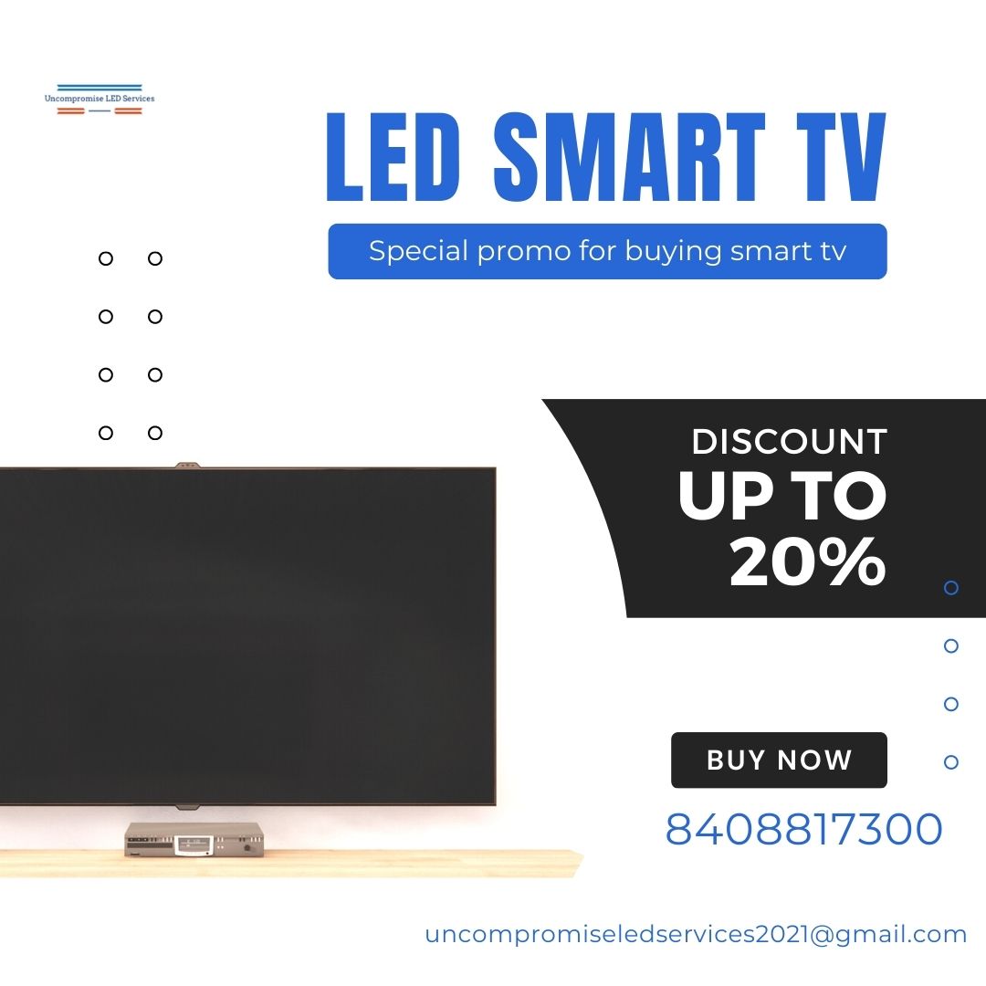services_led's tweet image. Looking to upgrade your home entertainment? Look no further! Get ready to immerse yourself in stunning visuals and vibrant colours with our LED Smart New TV, now at an unbeatable discount through Pristine Services. 
#LEDTvrepair #TVUpgrade #HomeEntertainment