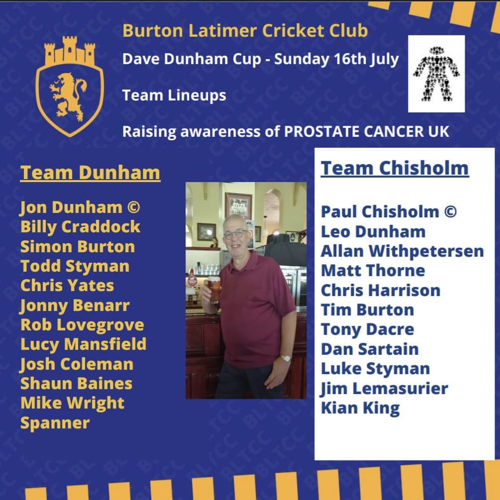 Jon Dunham (@jondunhamgb) on Twitter photo Big day today at our beloved <a href="/BLTCC/">Burton Latimer TCC</a>
Got a lot of ‘old boys’ most of whom came through the club’s youth system my dad co-founded 31 years ago coming back to play in his memorial match and raise funds for <a href="/ProstateUK/">Prostate Cancer UK</a>
Just need the weather to play ball 🙏🏻 Big day today at our beloved <a href="/BLTCC/">Burton Latimer TCC</a>
Got a lot of ‘old boys’ most of whom came through the club’s youth system my dad co-founded 31 years ago coming back to play in his memorial match and raise funds for <a href="/ProstateUK/">Prostate Cancer UK</a>
Just need the weather to play ball 🙏🏻