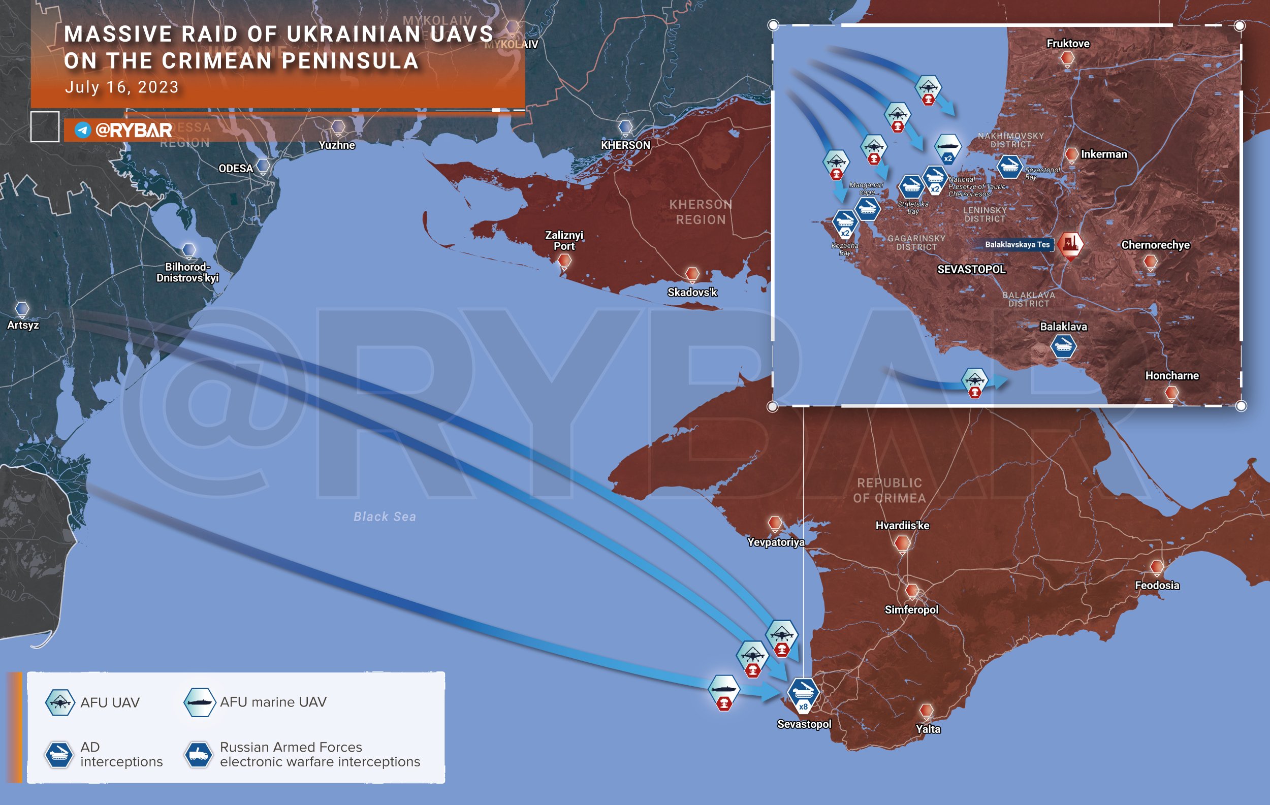 Крым атаковали сегодня