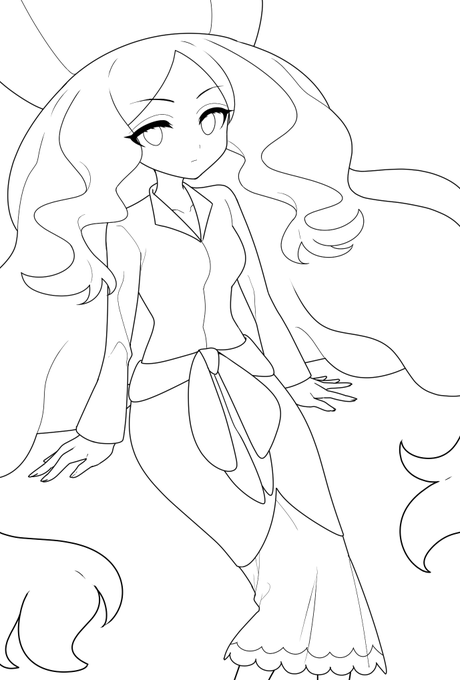 描いてる