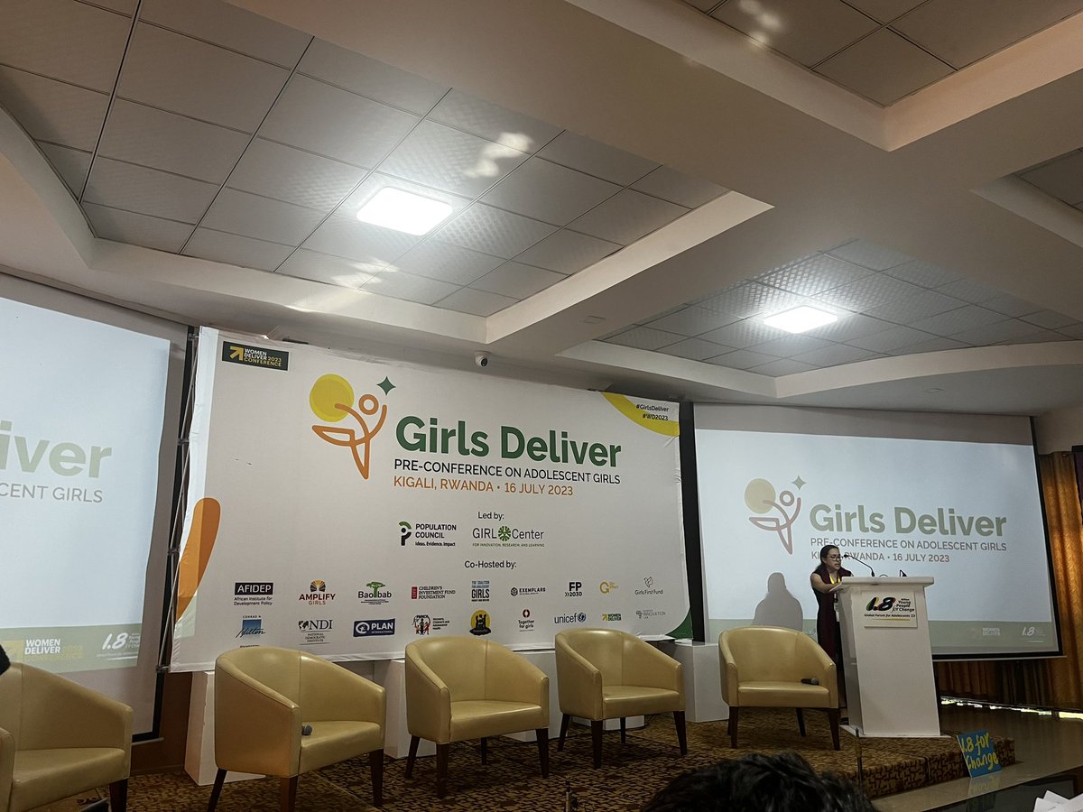 Happening now 👉 #GirlsDeliver conference powered by #1point8 campaign. The day will focus on a range of issues that impact #adolescentgirls everyday in the 🌍 

Looking forward to a day of learning, inspiration and action! 💪 @WomenDeliver @GIRLCenterPC @PMNCH