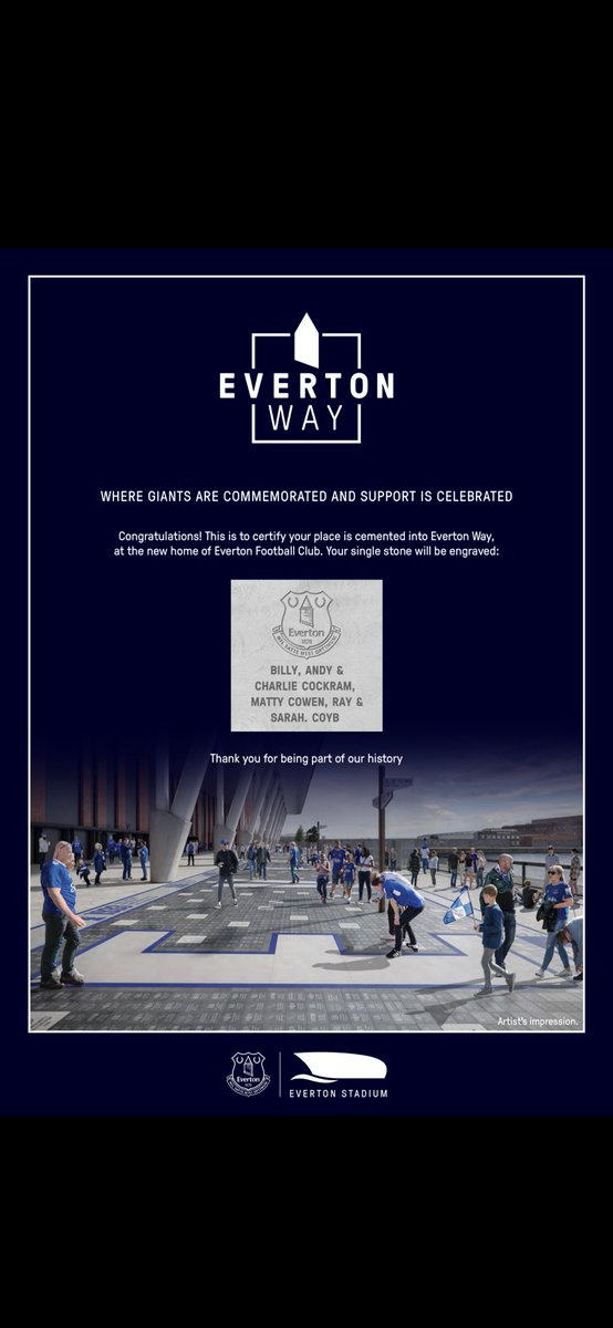AndyCockram's tweet image. Happy 80th dad @cockram_billy have a great week of celebrations!!! Could we have a retweet @Everton