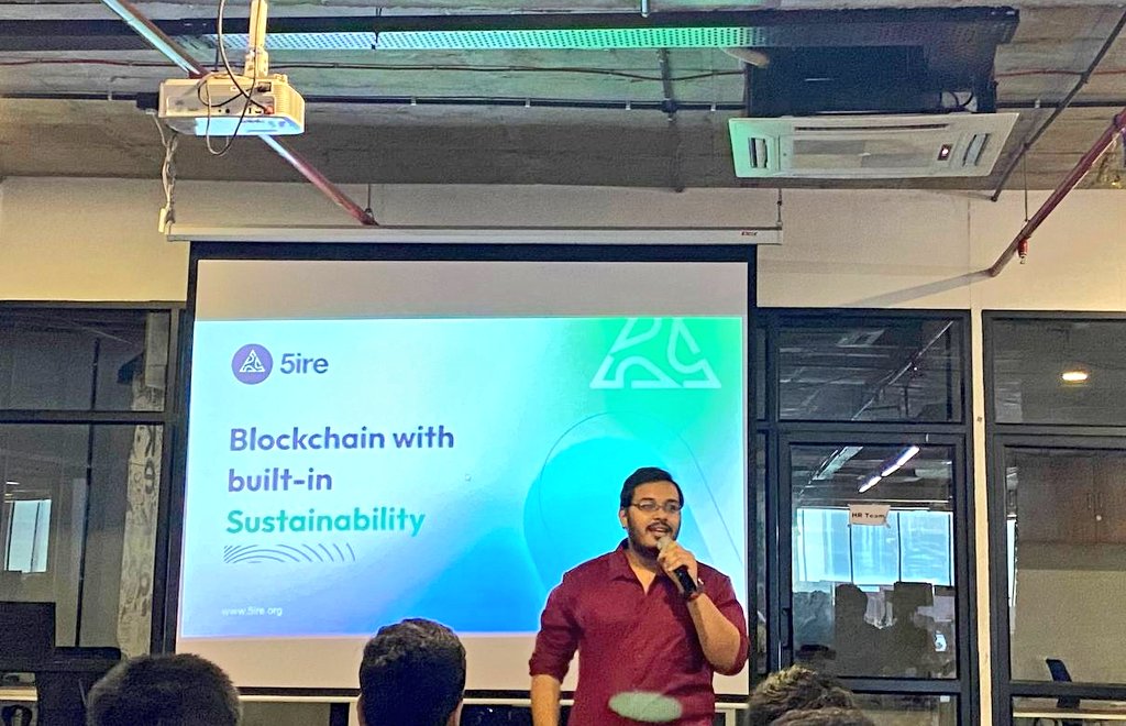 sivramshastri's tweet image. Glimpses from the @Hackthisfall Hyderabad Meet-up! 🎉

Glad to represent @5ireChain &amp;amp; launching the #5ireHub Hyderabad Community which is 50+ people strong now! 💪

Thankyou @Himanstwt for the opportunity. Glad to meet @Siddharth_hacks after JS Conf. Can't wait for the HTF 4.0 💥