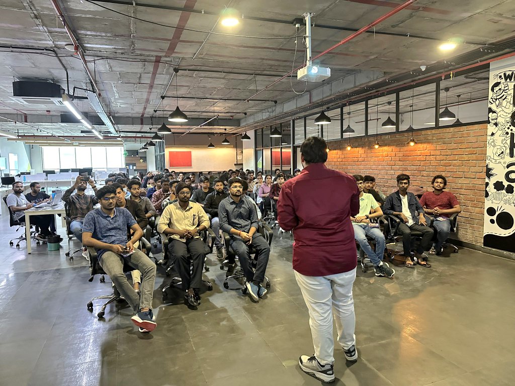 sivramshastri's tweet image. Glimpses from the @Hackthisfall Hyderabad Meet-up! 🎉

Glad to represent @5ireChain &amp;amp; launching the #5ireHub Hyderabad Community which is 50+ people strong now! 💪

Thankyou @Himanstwt for the opportunity. Glad to meet @Siddharth_hacks after JS Conf. Can't wait for the HTF 4.0 💥
