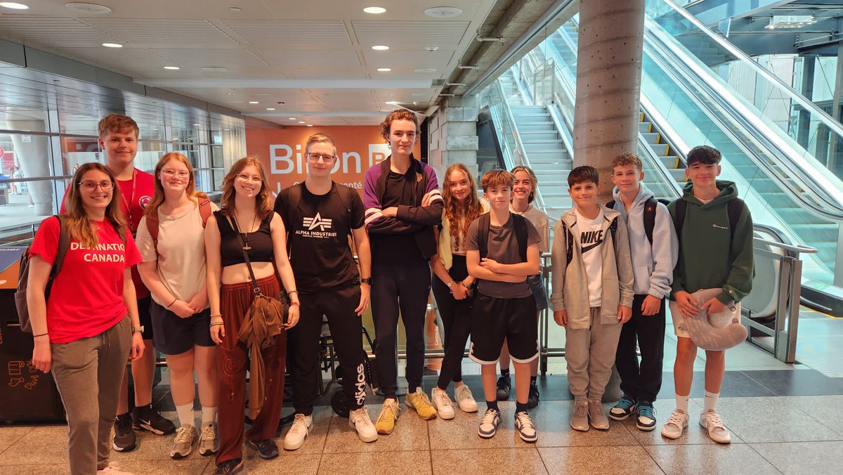 DestinationCA's tweet photo. New students from Germany, Denmark and Spain have arrived today at Destination Canada!! They are ready to join in all the DC events this weekend!! https://t.co/rAVa4pjO35