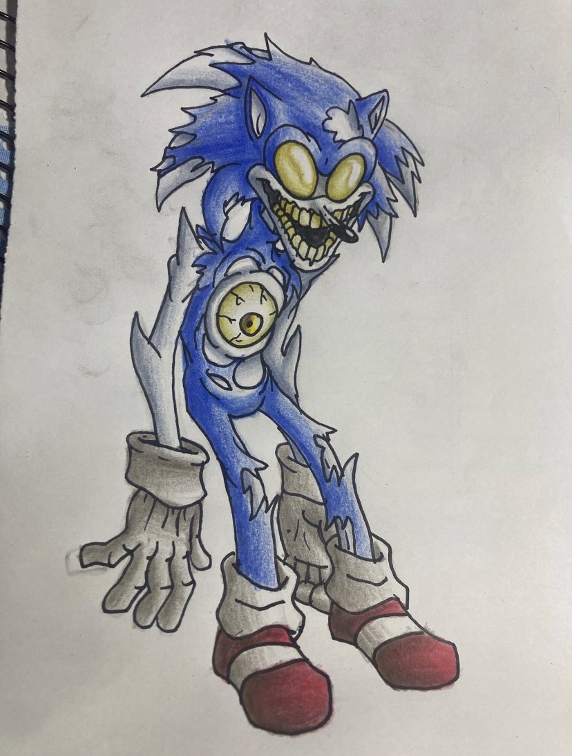 IceboundWendigo's tweet photo. @JamesProwers Twinsted: Basically A Evil Sonic From A Mirror Universe Parallel To The Main One. He Can Escape Into The Real World &amp; Has Immense Power In Both https://t.co/aPuUlmALvm