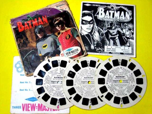 MEarthprime's tweet photo. #MeTVBatman/#Batman66
I still have tucked away my own #Viewmasters of this #Catwoman episode. Way before portable phones & computers this was what you traveled with to keep you busy on those rode trips. https://t.co/qLw91Gyfmp