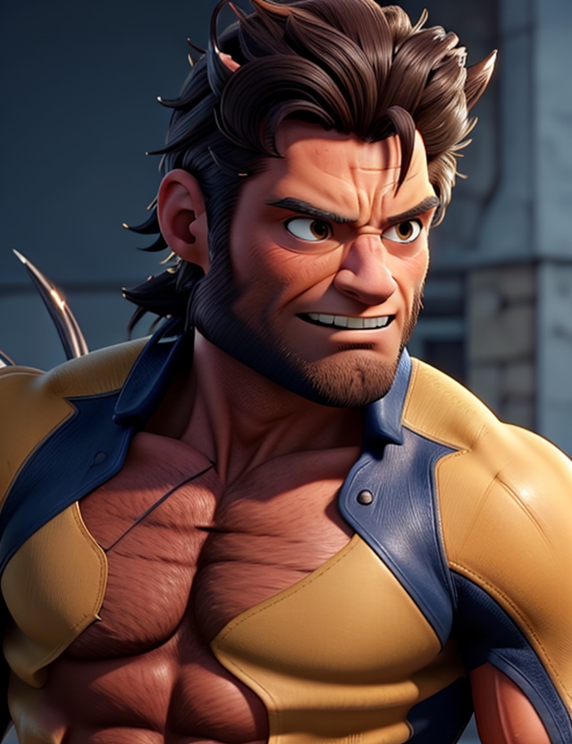 TinyDesignAI's tweet photo. Unleashing the ferocity within, Wolverine stands as a symbol of tenacity and unyielding strength. With adamantium claws and an indomitable spirit, he embodies the true essence of a fierce warrior. #Wolverine #UnleashedPower #Indestructible https://t.co/glxS1rkyRC