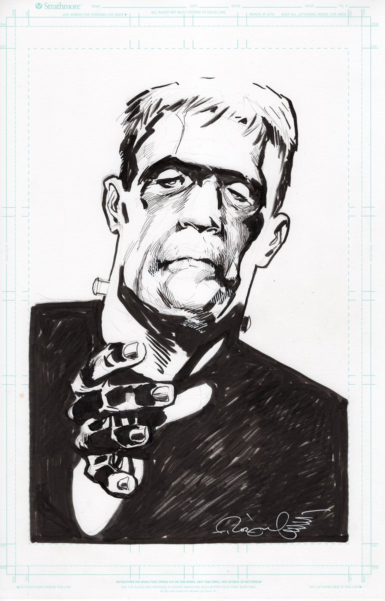 JamesLeeStone's tweet photo. @rick_leonardi does great work no matter the subject matter.
.
.
In another attempt to work outside the usual stuff, sorta, I added some @Procreate #color #Frankenstein #TheMonster #MaryShelley #TheModernPrometheus #JamesWhale #BorisKarloff https://t.co/DkkKwZylN3