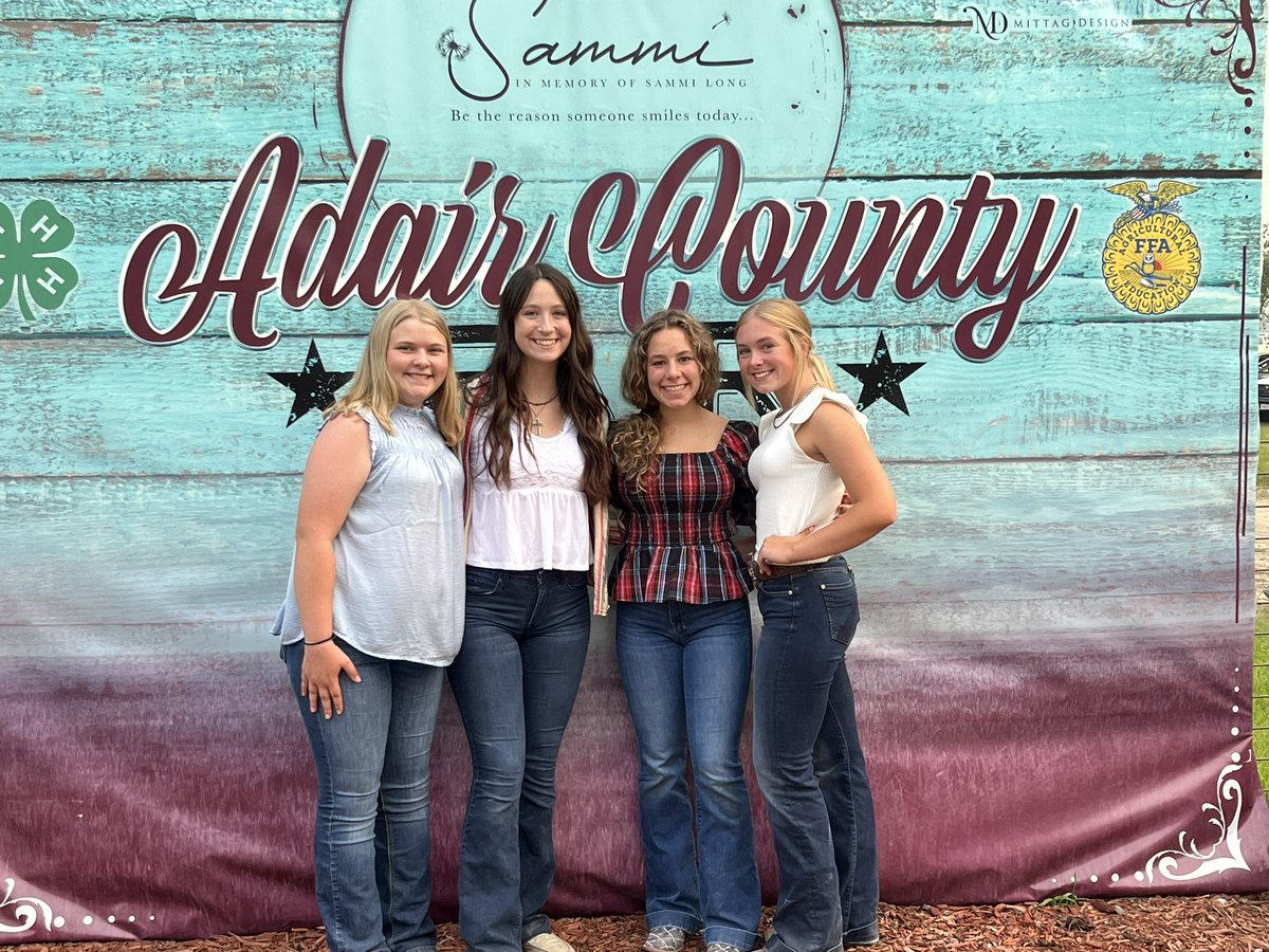 Congrats to Atlantic FFA team 1 for placing 6th at the Adair County Fair Livestock Judging contest.  Shout out to McKenna for placing 10th overall! https://t.co/pWCk7SOHLz