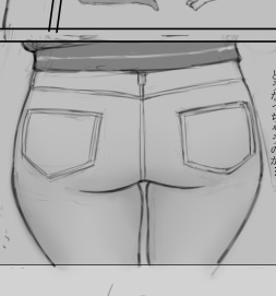 こういう【ピタッ】としたパンツが
好きでございます❤ 