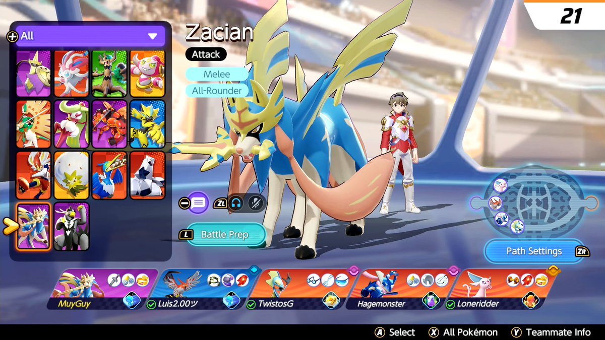 Rough out here (Zacian did not carry)
