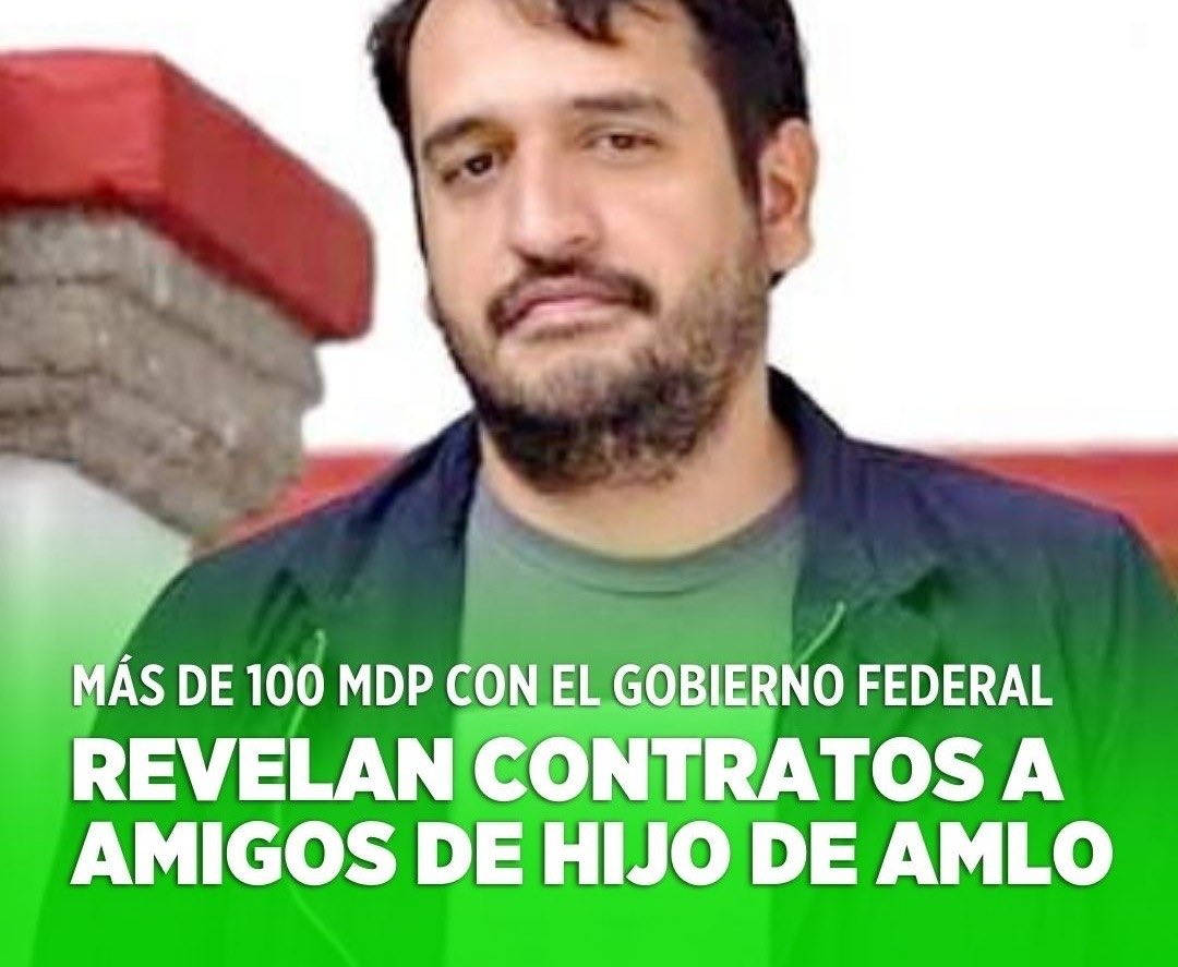 MonicaToledoCa1's tweet photo. Dice López obrador que su hijo no es corrupto, mientras tanto los mexicanos exigimos se les investigue a todos al parecer son una mafia muy bien organizada!! https://t.co/wt9uq2IdS8