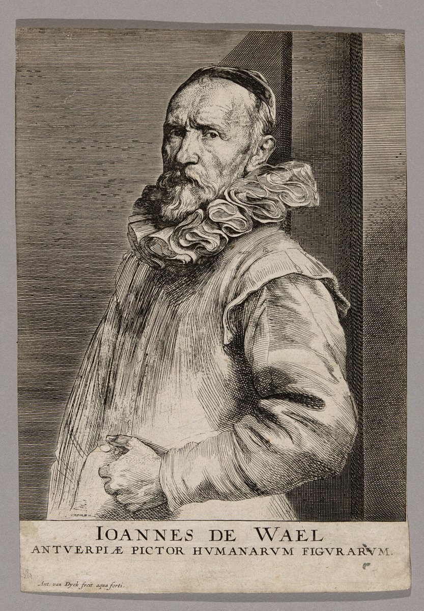 ⚡Art Institute of Chicago⚡
Jan de Wael, Anthony van Dyck, 1633, Flanders