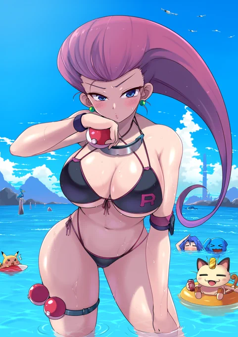 夏のポケモンお姉さんシリーズ①ムサシ