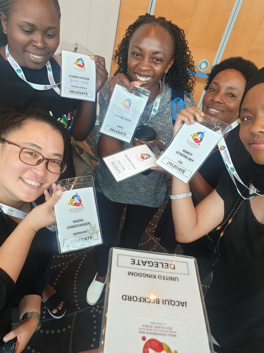beckford_b's tweet photo. I learnt so much from these colleagues at #WASLI in #Jeju #SouthKorea They represent #Kenya #Sweden #IvoryCoast #SouthAfrica #USA https://t.co/w0slBW8Uzu