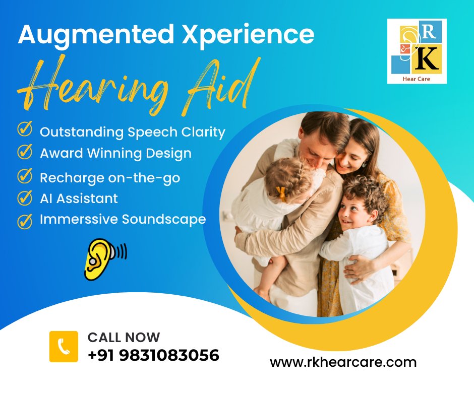 rkhearcare's tweet photo. Augmented Xperience Hearing Aid 
👉Outstanding Speech Clarity
👉Award Winning Design
👉Recharge on-the-go
👉Immerssive Soundscape
We are Available
 🏥 Golpark  🏥 Behala  🏥 Burdwan

#RKHearCare #hearingAID #Signia #SigniaActivePro #Burdwan #Behala #Dhakuria #Kolkata https://t.co/346y07bUKy