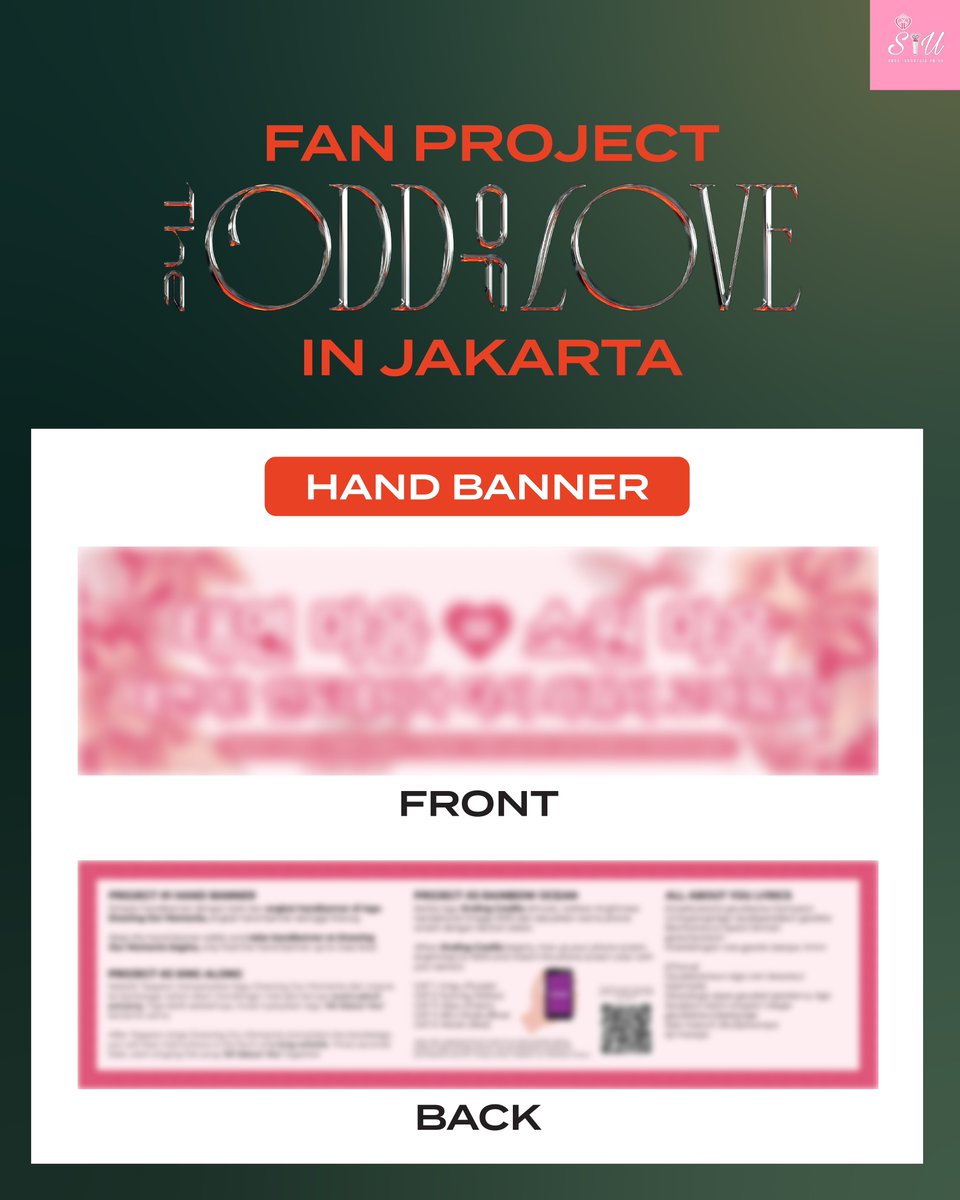 SNSDINAUNION's tweet photo. [TAEYEON - THE ODD OF LOVE IN JAKARTA OFFICIAL FAN PROJECT] 

Berikut Fan Project yang akan dilaksanakan pada saat konser: 

💜 HAND BANNER

Akan dibagikan pada saat SONE akan memasuki venue.
Arahan kapan Hand Banner akan digunakan sudah tertulis di sisi belakang Hand Banner.

#TAEYEON_TheODDOfLOVE_in_Jkt
