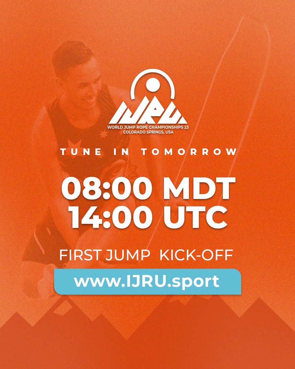 Don’t miss the start of #IJRU2023!

Click the link below to tune it!

ijru.sport

8:00AM MDT/14:00 UTC
