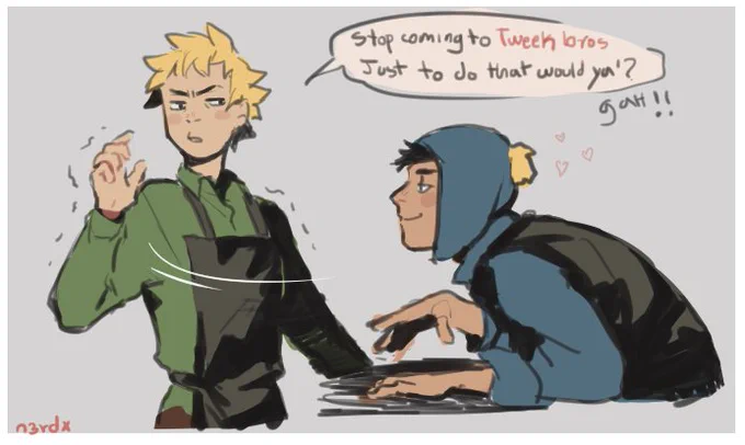 Aaaaanother oldie!   Can't take Craig's order cuz he keeps being a sappy af #SouthPark