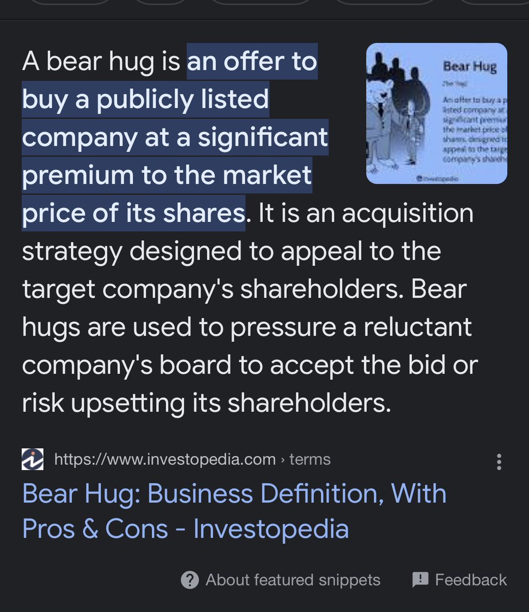 Bear Hug: Business Definition, With Pros and Cons