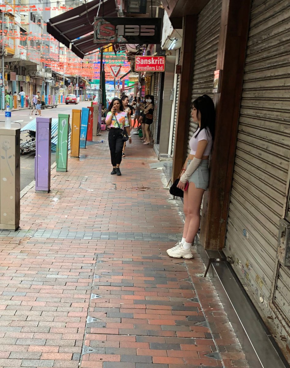 An army of teenage Mainland girls are garrisoned at every free space in the YMT & Temple Street areas with pimps operating freely on the streets day & night, openly soliciting trade.

2 takeaways here: HKPolice providing paid protection & people are struggling in China.