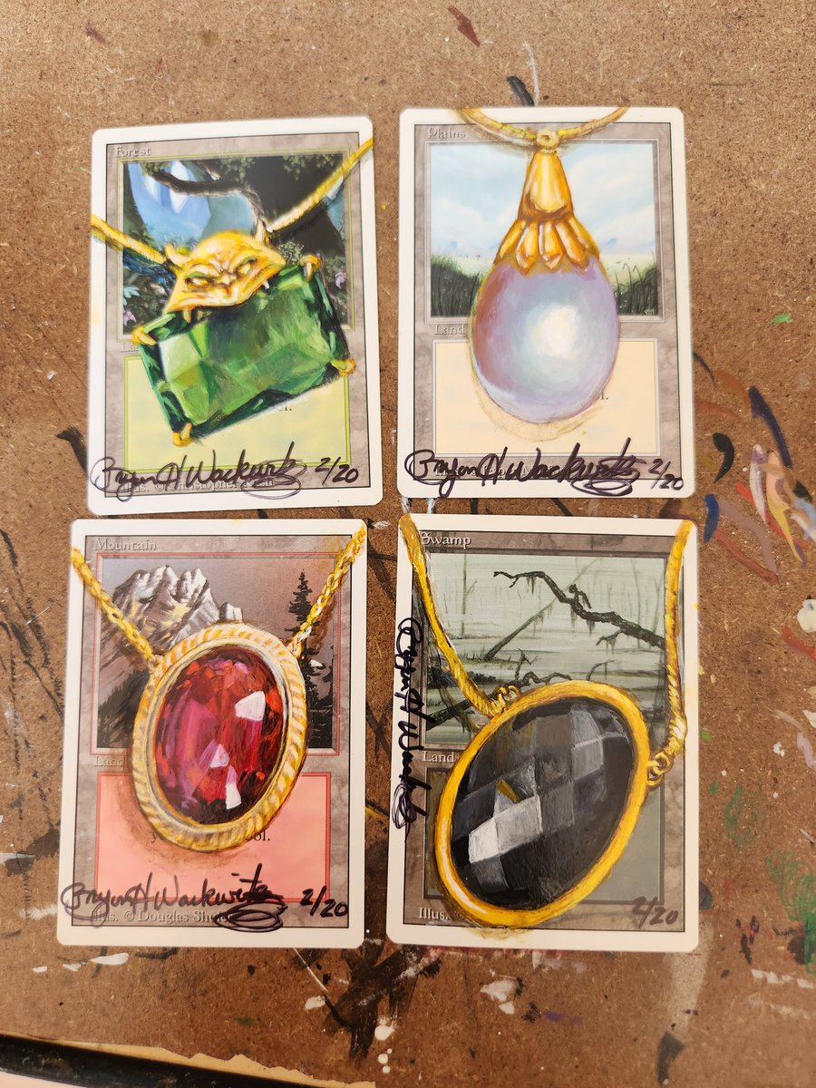 I will have these available on my whatnot show this Sunday, the 16th, 12noon NYC Time.
Whatnot.com/bryonw_art 
You must have the app to join. If you dont have it, here it is: whatnot.com/invite/bryonw_…