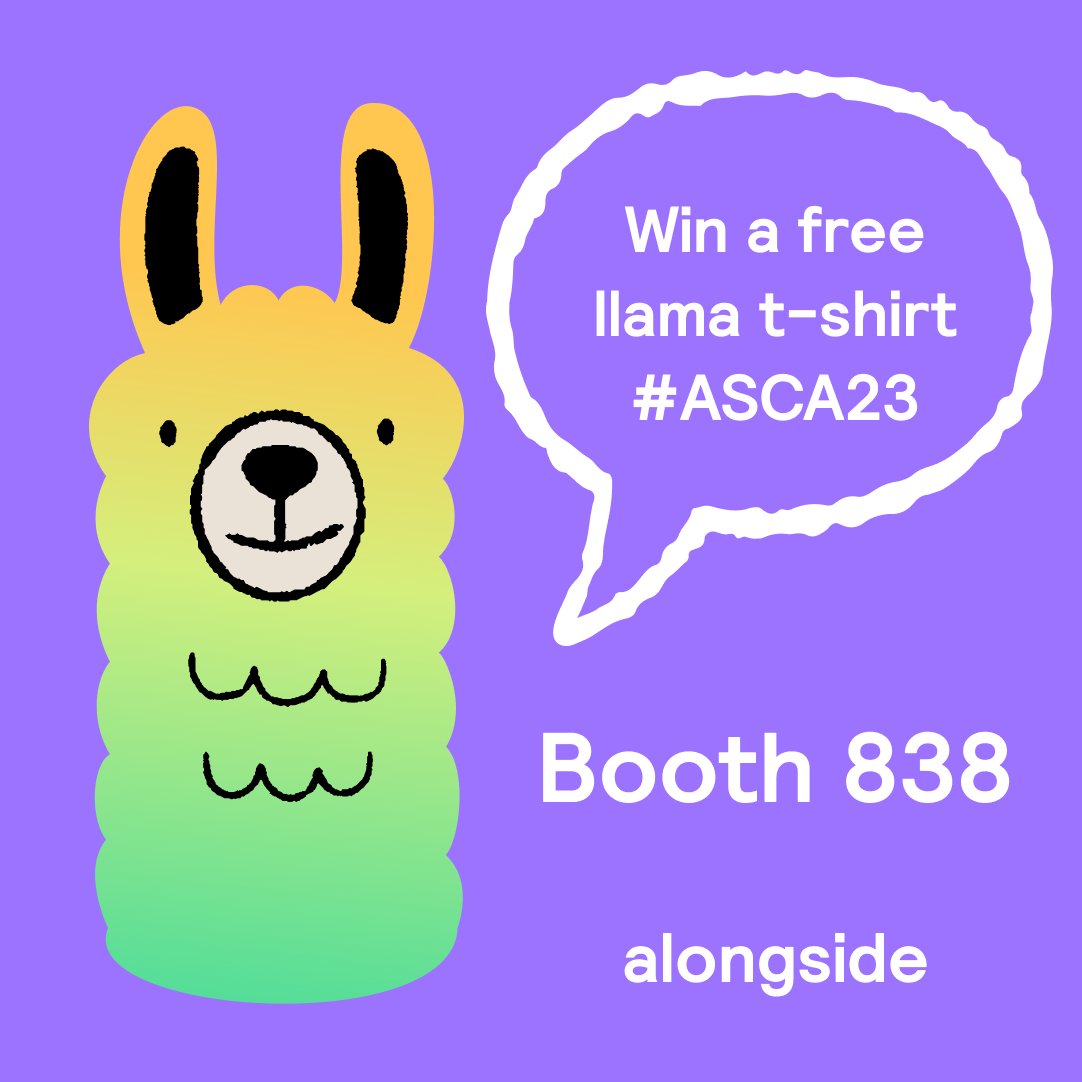 Visit Booth 838 to learn how to meet students where they are with mental health support they want! And enter to win a free llama t-shirt -- we're picking winners daily! #ASCA23 @counselorup @CynthiaFloyd_NC @NCDPISC @lesliegoines @KelliLPrice