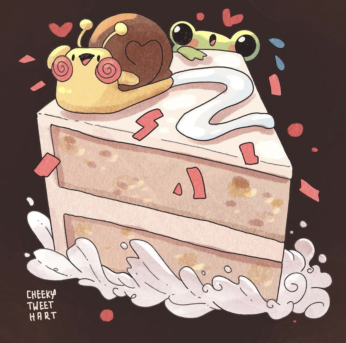 cheekytweethart's tweet image. You want a piece of me?? 🍰👊🍰