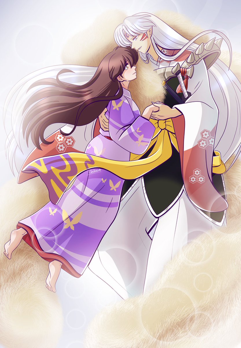 Gedaart's tweet photo. La verdad hace mucho quería hacer el redraw, encuentro muy hermosa la interpretación del SesshRin de Shiina. ❤️🧡
#inuyasha #sesshomarufanart #sesshomaru #sesshrin #rinfanart #inuyahafanart #yashahimemangafanart #inuyasharedraw https://t.co/74uItu8xJ8