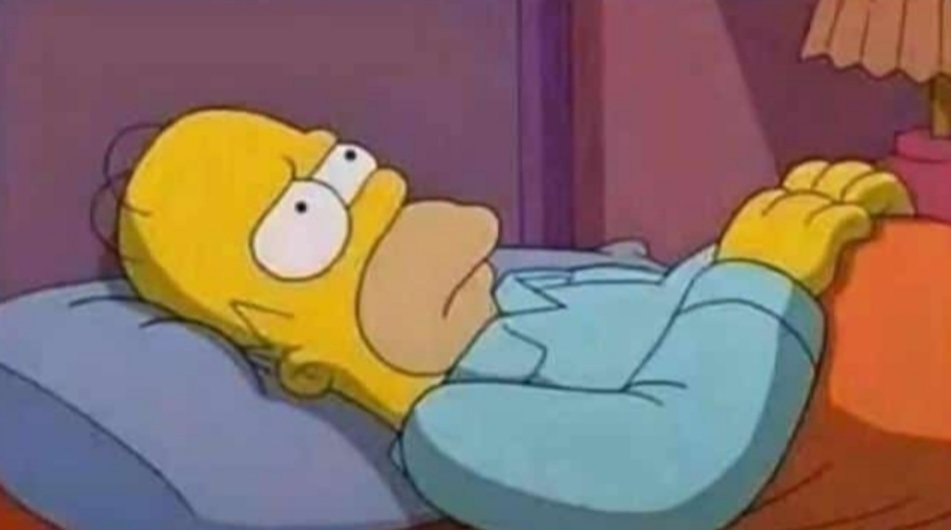 "el domingo dormiré hasta la 1 de la tarde" 
yo a las 8:00am: