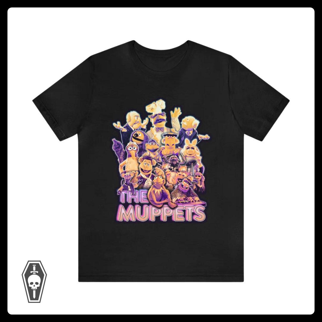 foolishmortalco's tweet photo. It’s time to light the lights! Dropping our first Muppets tee in Monday - only available for 2 weeks!! 

Hope y’all love it as much as I do 🥹 https://t.co/STidq4GiTE