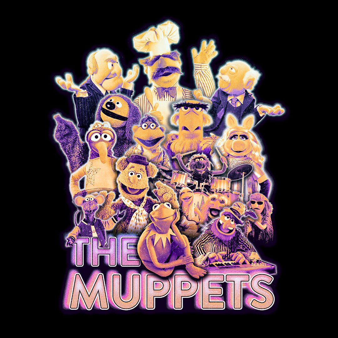 foolishmortalco's tweet photo. It’s time to light the lights! Dropping our first Muppets tee in Monday - only available for 2 weeks!! 

Hope y’all love it as much as I do 🥹 https://t.co/STidq4GiTE