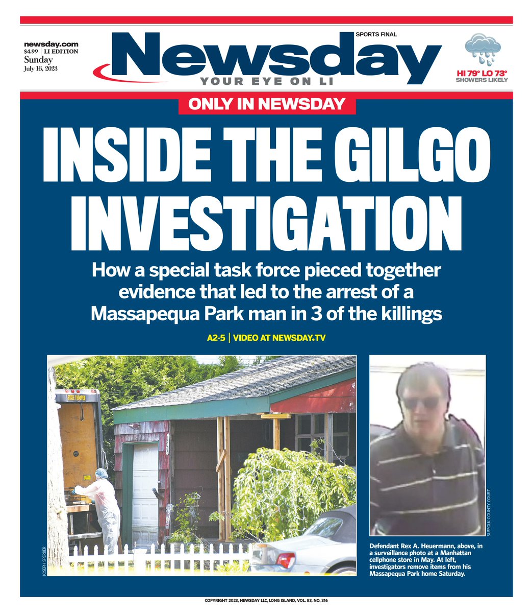 Newsday on Twitter: "Sunday's Newsday cover: The task force tracked