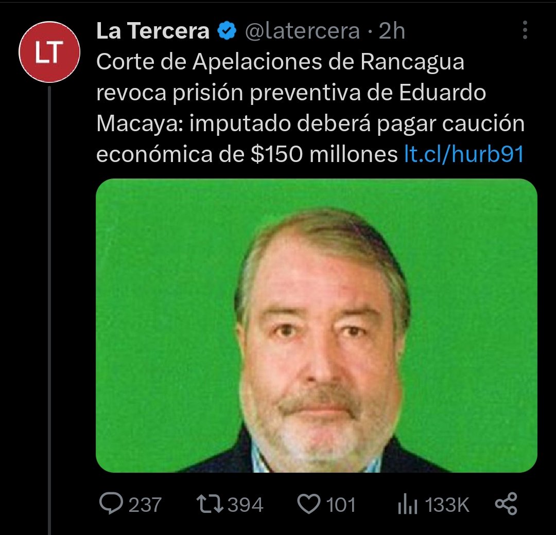 CarlosAmpuero's tweet photo. 1.- El Pobre Muere en la Carcel por vender Cds Piratas 

2.- El Rico con Influencias por Violar menores paga 150 millones y la casa como el Padre del Senador Udi Macaya

La Cárcel solo es para Pobres @PJudicialChile https://t.co/AdVPSPcAK3