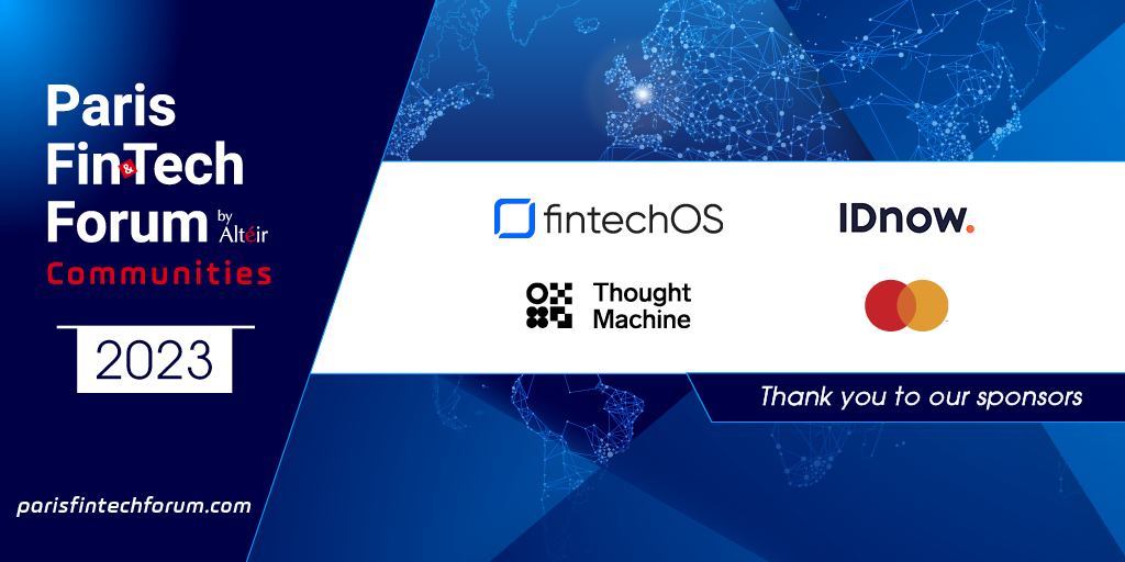 ParisFinForum's tweet photo. Thanks to our #PFF23 #Debat and #Dinner sponsors for their support ! To discover our digital content & in person side events go on ➡️ https://t.co/qmVFb6lP1K
cc @fintech_os @IDnowGroup https://t.co/b00P0Qpf3H
