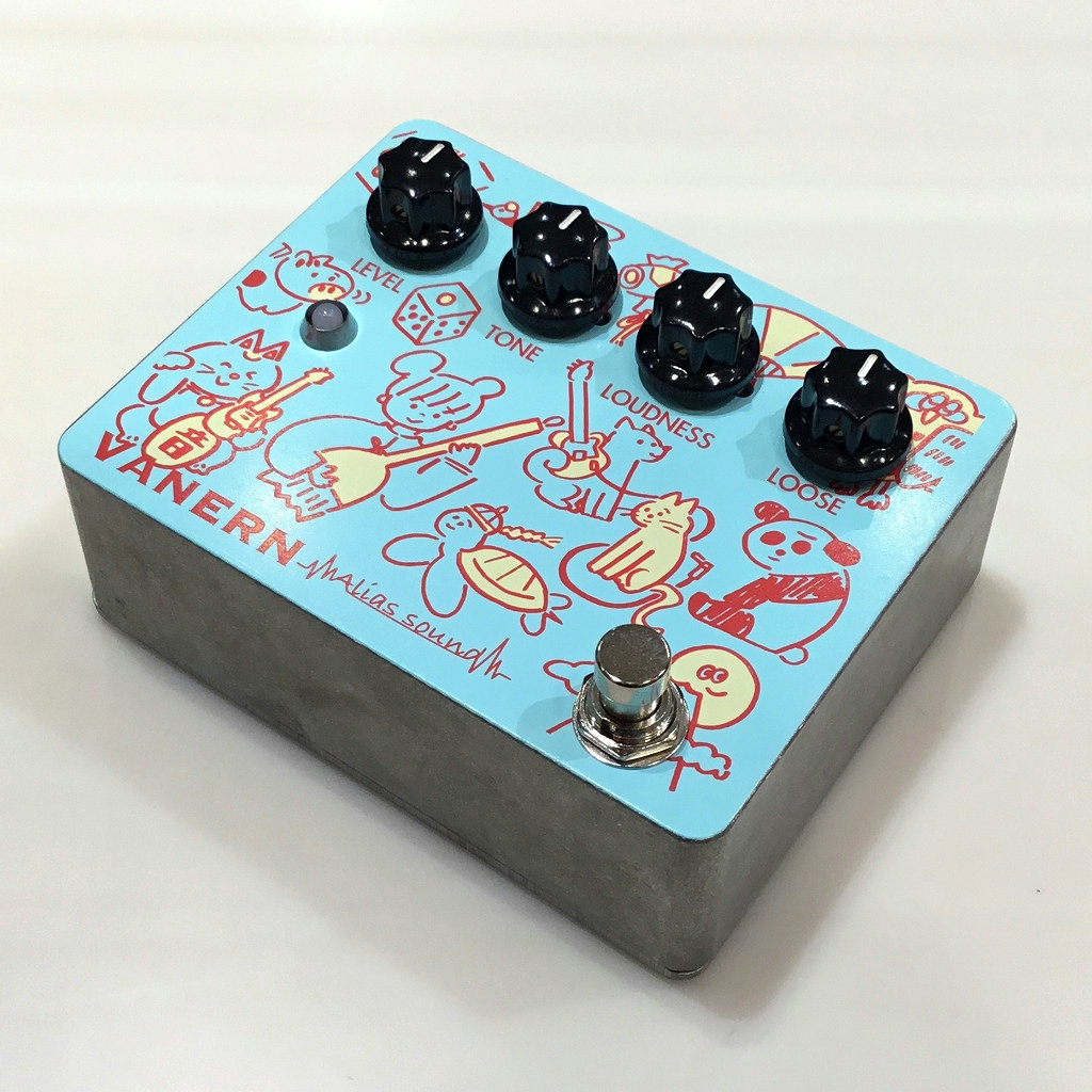 shima_nagakute's tweet photo. “Alias Sound / VANERN Ver.2 Limited” 

ゆるかわイラスト付き限定生産モデル！ダウンチューニングやベースにも使える実力派ディストーションペダルです！ 

#AliasSound

https://t.co/MLSHjrB0Cc https://t.co/HliYO7TuMw