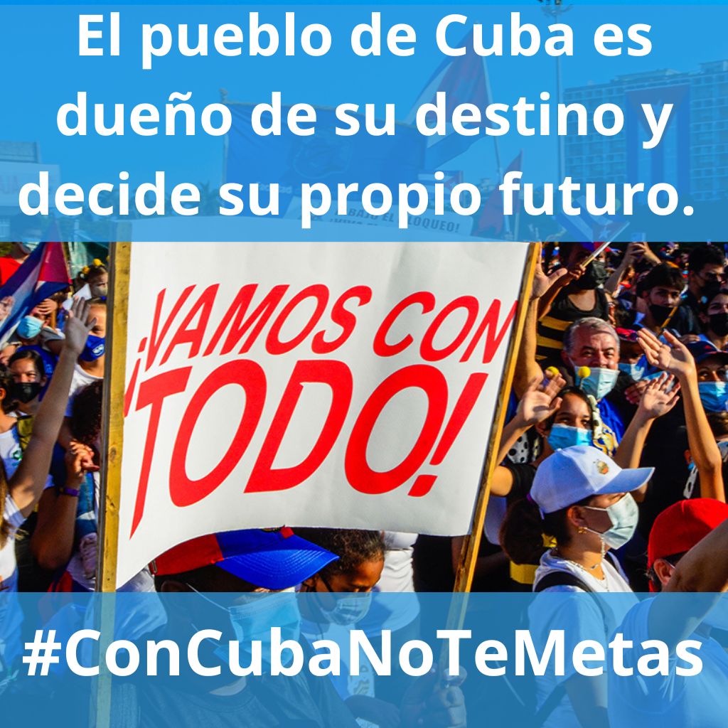 #CumbreCelacUE Denunciamos la hostilidad mediática contra #Cuba
Seguiremos en combate defendiendo nuestra soberanía y nuestra Revolución. 🇨🇺🇨🇺🇨🇺
#CumbreCelacUE 
#VamosConTodo 
#70AniversarioDelMoncada 
#CubaCoopera