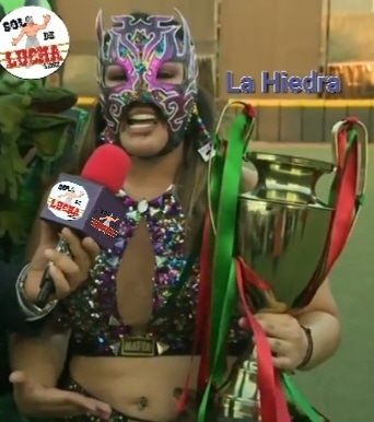 LibreSolode's tweet photo. @LaHiedraAAA ganadora de la #copatriplemania en #TriplemaniaXXXI  desde #Tijuana 
Somos #solodeluchalibre https://t.co/vMPkLN7BhV