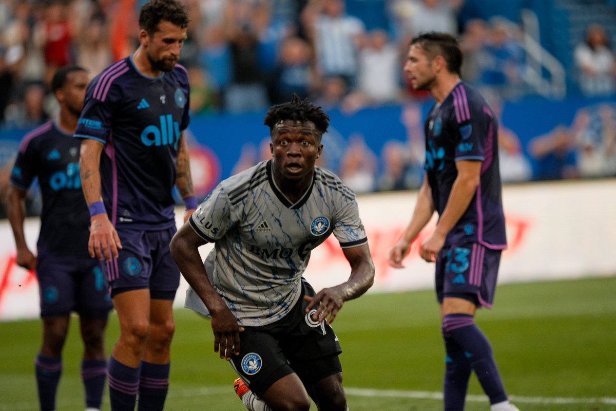 BELIEVE IT!. Happy to have made my home debut for the club. thanks to the fans for the warm welcome💙🖤. #SmallBoyWithBigGod❤️🙏🏽. #ONGOD🙏🏽❤️