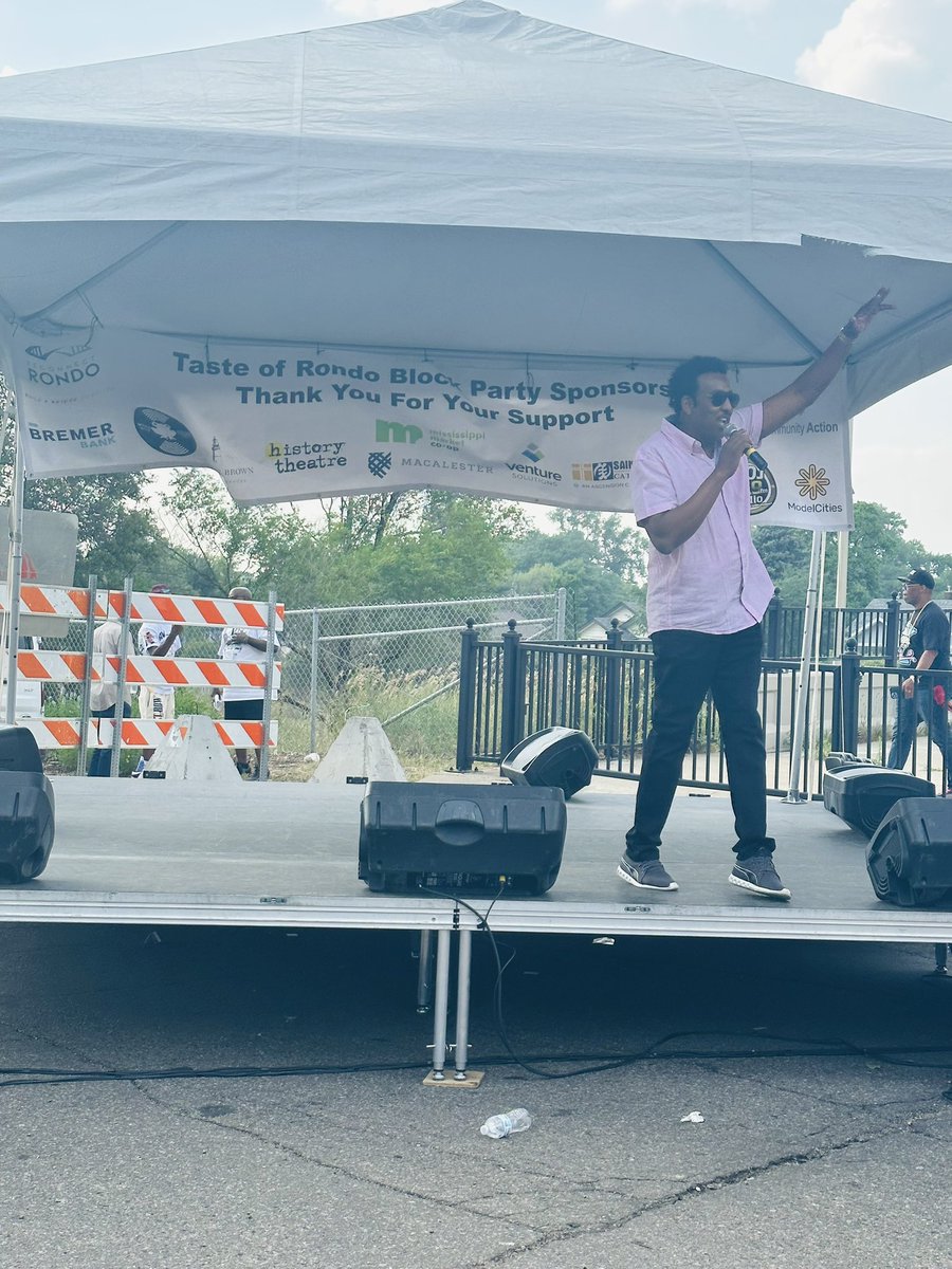 samakabforhouse's tweet photo. The Taste of Rondo Block Party took place on yet another wonderful day in Saint Paul. I enjoyed seeing so many community members, including friends, and neighbors in District 65A. It's wonderful to represent the community where you grew up and are familiar with everyone. https://t.co/H5E9POzhb5
