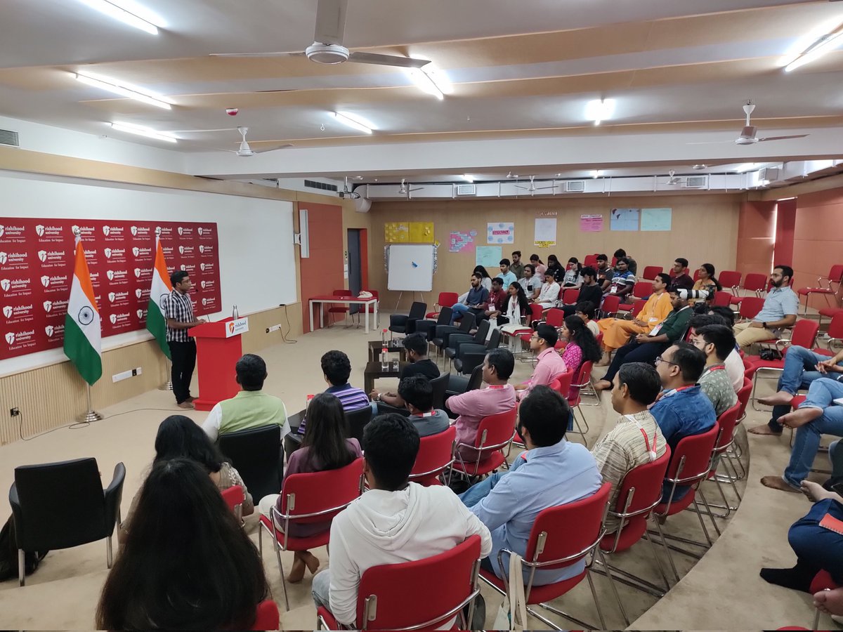 chitti_1729's tweet photo. We are privileged to host Prof @Saumya_stoic who is here to speak with the delegates #PBC23 on, "the rise and spread of Wokeism"
#BeandMake #PolicyBootCamp #ApproachinRishihood
@shobweet @SahilAgg92 @RishihoodUni https://t.co/xX66HvoJUd
