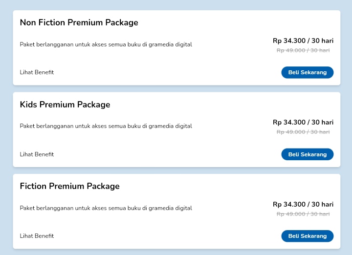 GIVEAWAY 🎁✨
Sekarang versi ebook yaaa 😉
Buat satu orang beruntung  pilih salah satu dari tiga paket ini

Cara ikut serta:
- RT + Likes twit ini &amp; di bawah 
- Rep mau paket langganan yang mana? 

Goodluck booktwt! 💙