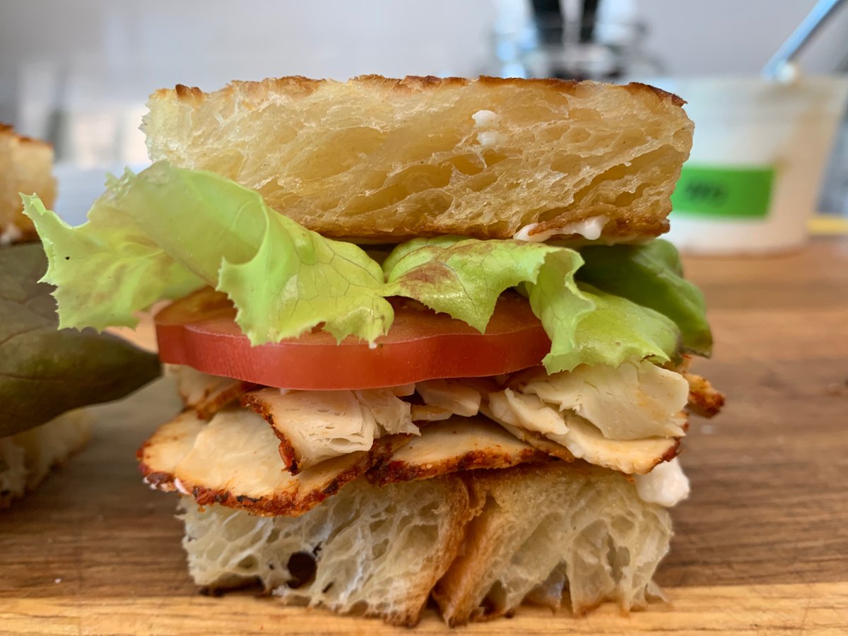 joshtetrick's tweet photo. Chicken sandwich — hold the slaughterhouse. Courtesy of @GOODMeat https://t.co/R5fY1dOZN7