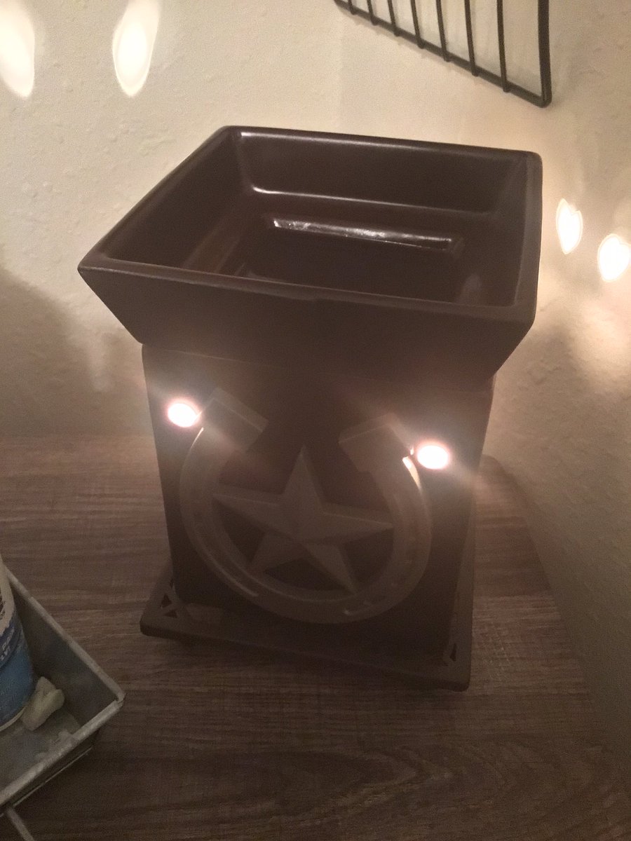 Finally put my Wrangler warmer out. Haven’t had this one out in awhile. #scentsysnapshot #wranglerscentsywarmer #scentsylife #scentsyconsultant #scentsyaddict