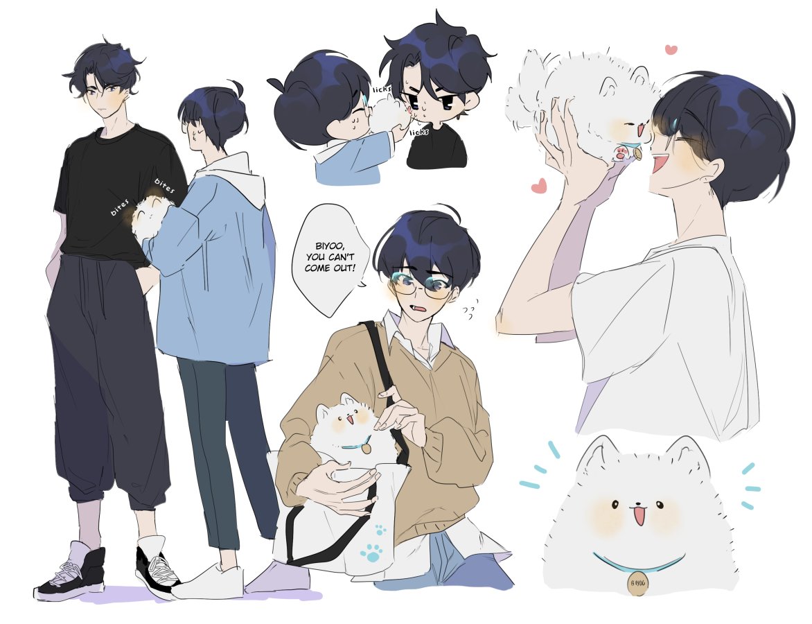 pomeranian biyoo ft joongdok doodles