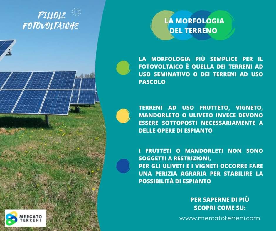 Massimo_Digital's tweet photo. 𝗠𝗲𝗿𝗰𝗮𝘁𝗼 𝗧𝗲𝗿𝗿𝗲𝗻𝗶  li cerca adatti per impianti fotovoltaici 🌞
#PilloleFotovoltaiche 
🔅 Morfologia del Terreno 🔅
il tuo terreno è così? 
Verificalo qui 👉 https://t.co/nPKiR5tfVE
#mercatoterreni #agrivoltaico #fotovoltaico #reddito  #morfologiaterreni
[𝘪. 𝘱.] https://t.co/64TjB1VgV1