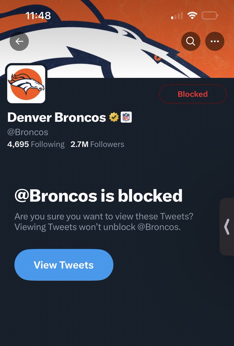 taylor swift sang back to december and i wasn’t there so i blocked the denver broncos https://t.co/CLhWJmvumz